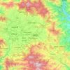 Bhaktapur topographic map, elevation, terrain