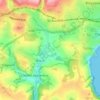 Tregorrick topographic map, elevation, terrain