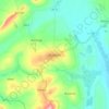 Kinyinya topographic map, elevation, terrain