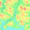 Hitchcock topographic map, elevation, terrain