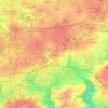 Botspern topographic map, elevation, terrain