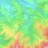 Collemagrone topographic map, elevation, terrain