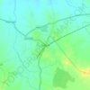 Bodhan topographic map, elevation, terrain