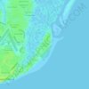 Saint Simons Island topographic map, elevation, terrain