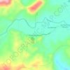 Guinea Chimbana topographic map, elevation, terrain