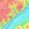 Vandel topographic map, elevation, terrain