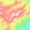 Mitchell Peak topographic map, elevation, terrain