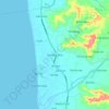 Santa Lucia topographic map, elevation, terrain