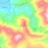 Black Mountain topographic map, elevation, terrain