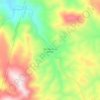San Martín del Estado topographic map, elevation, terrain
