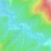 урочище Папоротный Хутор topographic map, elevation, terrain