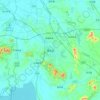 Lishui topographic map, elevation, terrain