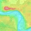Thomery topographic map, elevation, terrain