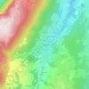 Champ Bénit topographic map, elevation, terrain