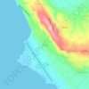 Minia topographic map, elevation, terrain