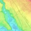 Lesce topographic map, elevation, terrain