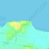 Tenby Point topographic map, elevation, terrain