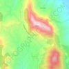 Mavromati topographic map, elevation, terrain