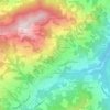 Trentino topographic map, elevation, terrain