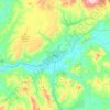 Sivas topographic map, elevation, terrain