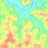 Bacon topographic map, elevation, terrain