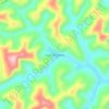 Cocais das Estrelas topographic map, elevation, terrain