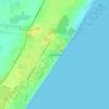 Villa Gesell topographic map, elevation, terrain