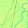 Glenlea topographic map, elevation, terrain