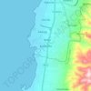 Kanyosha topographic map, elevation, terrain