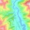 Dhanpur topographic map, elevation, terrain
