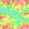 Odenheim topographic map, elevation, terrain