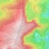 Source du Lac Blanc topographic map, elevation, terrain