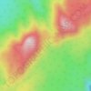 Freycinet Peninsula topographic map, elevation, terrain