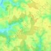 Noisy topographic map, elevation, terrain