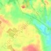 Löwitz topographic map, elevation, terrain