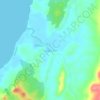 Sungai Bali topographic map, elevation, terrain
