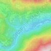 Podbela topographic map, elevation, terrain