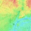 Римский дворик topographic map, elevation, terrain