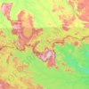 Guiana Highlands topographic map, elevation, terrain