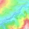 Baniyari topographic map, elevation, terrain