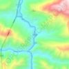 宁厂镇 topographic map, elevation, terrain