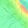 Batajnica topographic map, elevation, terrain