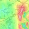 Penhale topographic map, elevation, terrain