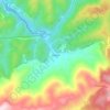 Shraders topographic map, elevation, terrain