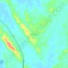 Sijantung topographic map, elevation, terrain