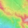 Col de la Bigue topographic map, elevation, terrain