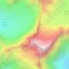 Jumeaux des Écrins topographic map, elevation, terrain