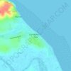 Leysdown-on-Sea topographic map, elevation, terrain