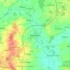 Szczuczyn topographic map, elevation, terrain