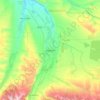 Черкесск topographic map, elevation, terrain